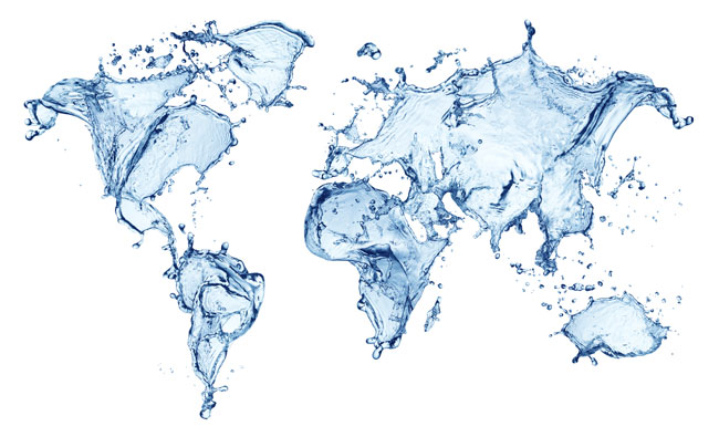 Gerolsteiner World Map of Water